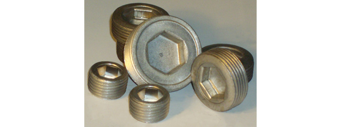 Tappi alluminio conici esagono incassato CCT